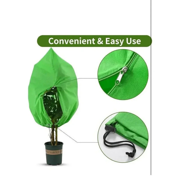 3 Packs Plant Covers Freeze Protection Tree Covers for Winter, 31.5" X 39.4" Fro - Picture 5 of 8